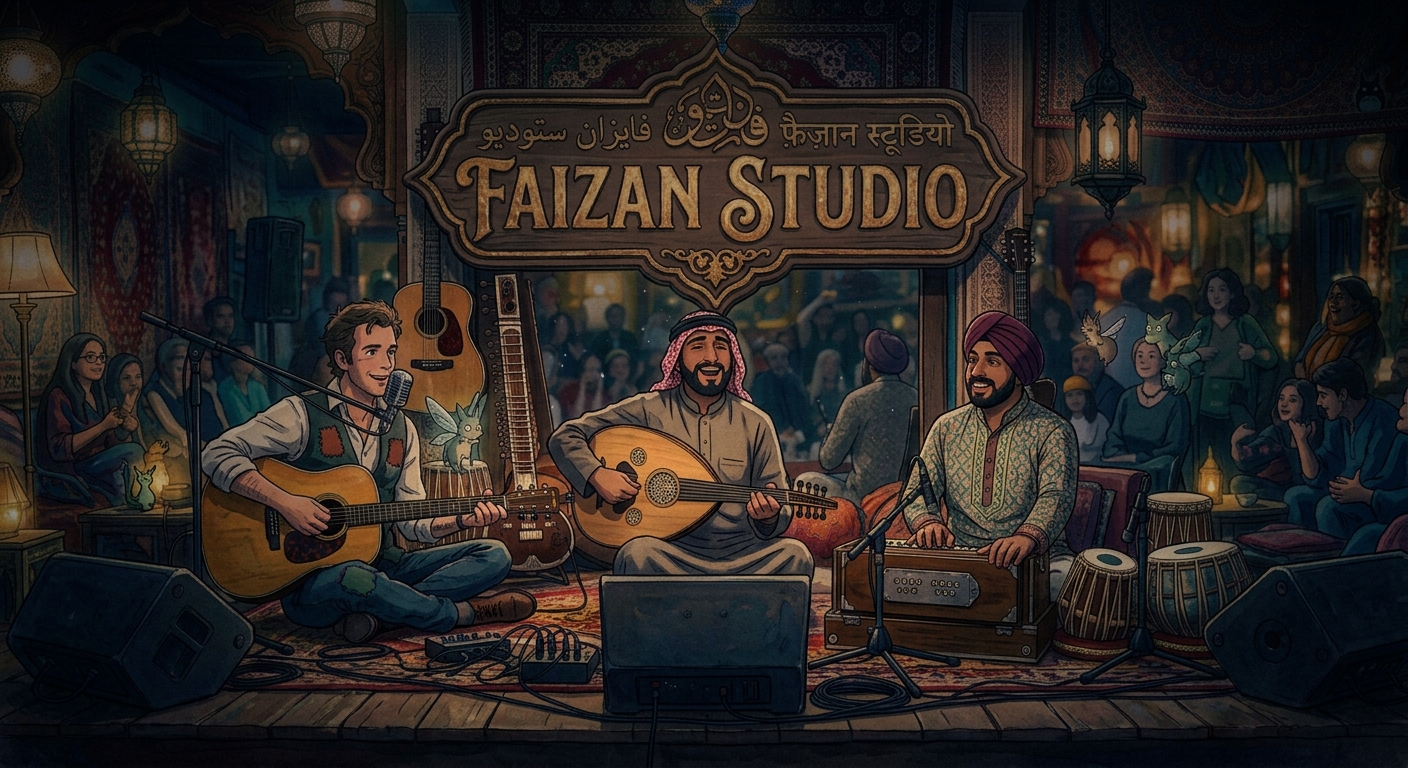 Faizan Studio Retro Radio